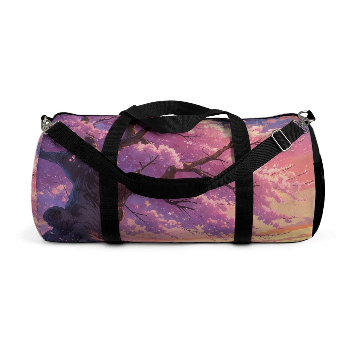 Cherry Blossom Print Duffel Bag - Stylish Travel Companion for Adventure Lovers