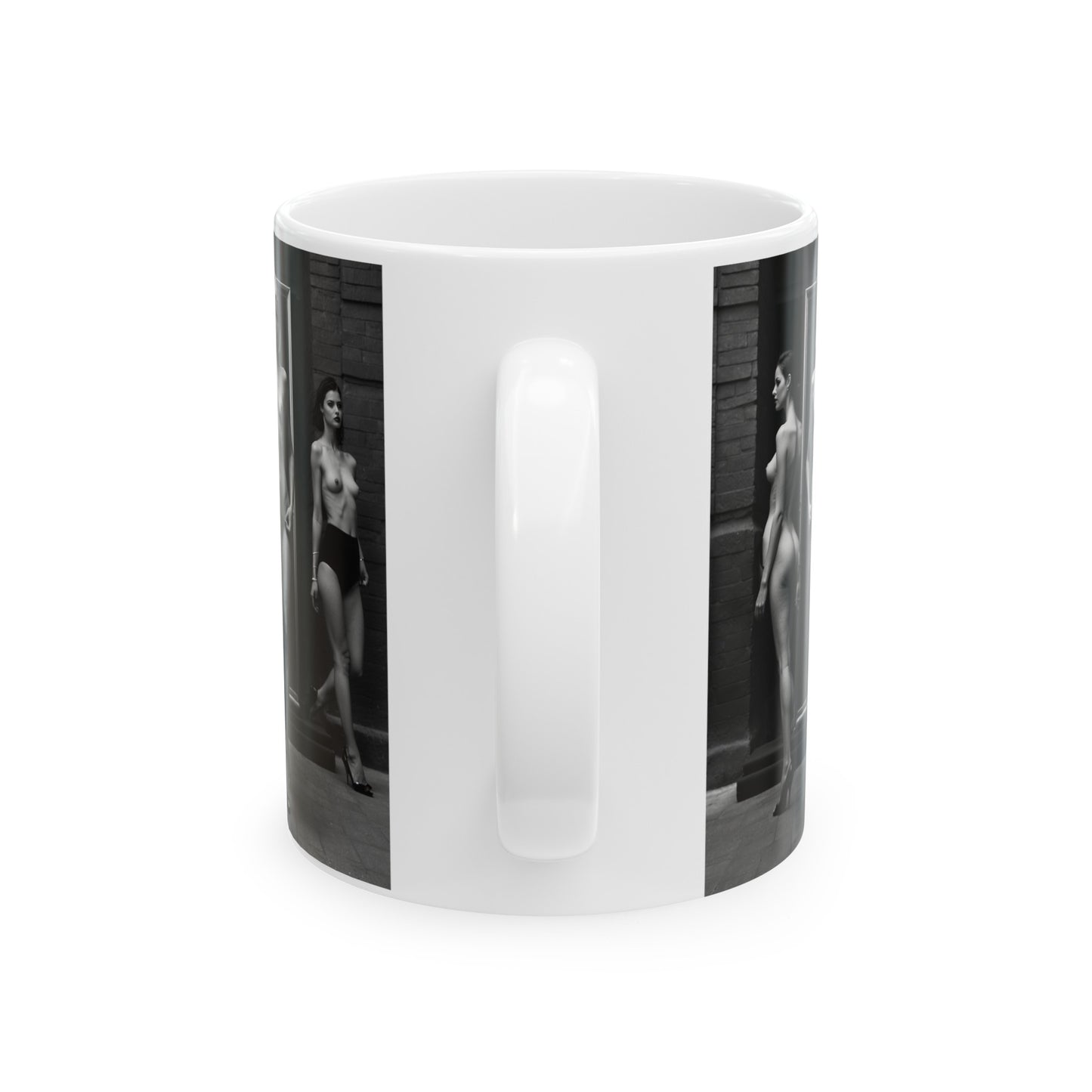 Black And White Beauties | Photorealism | Art | Nudes| Models | Fashion | HD Graphics | Coffee | Tea | Hot Chocolate | 11oz | White Mug