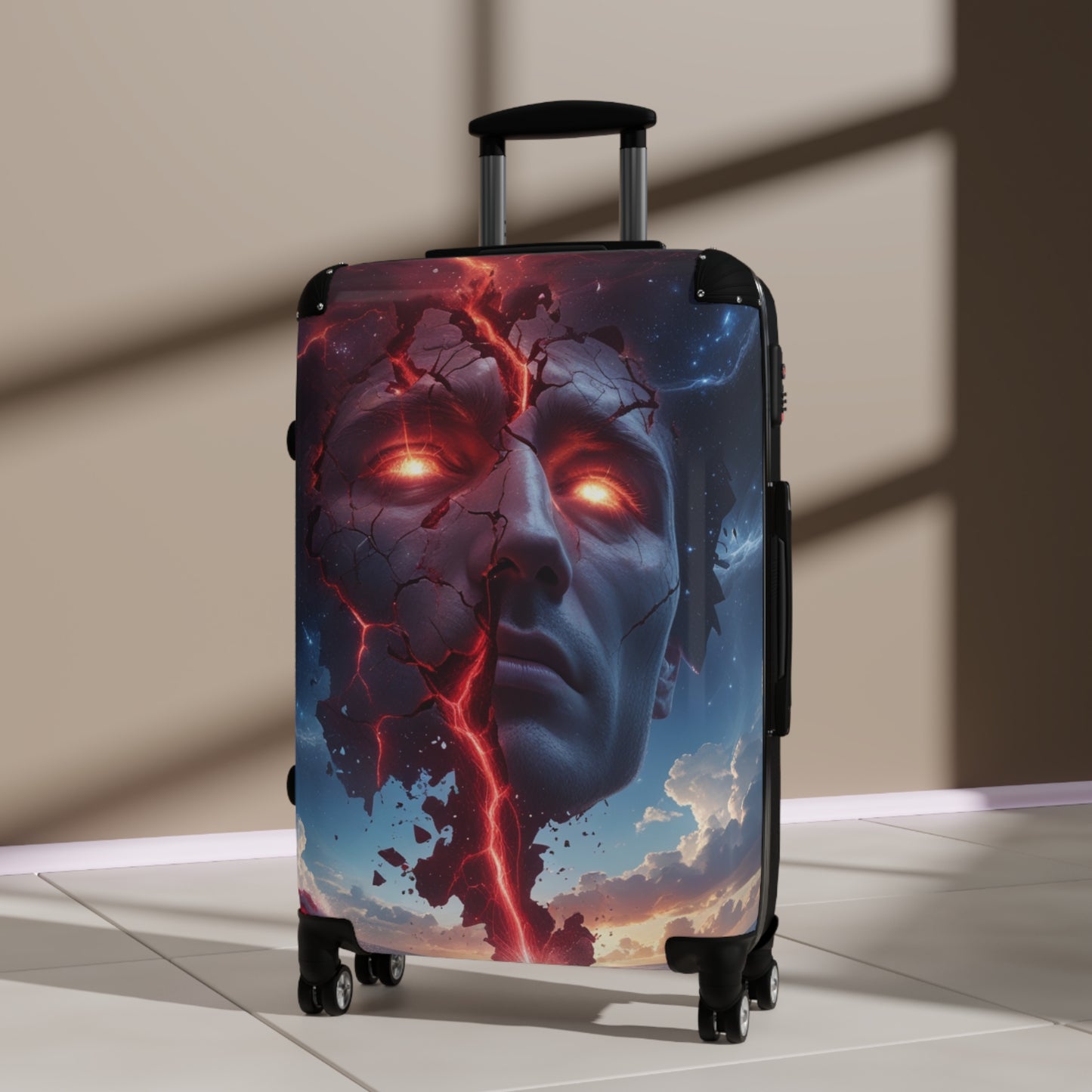 Bold Artwork Carry-On Suitcase with Artistic Design