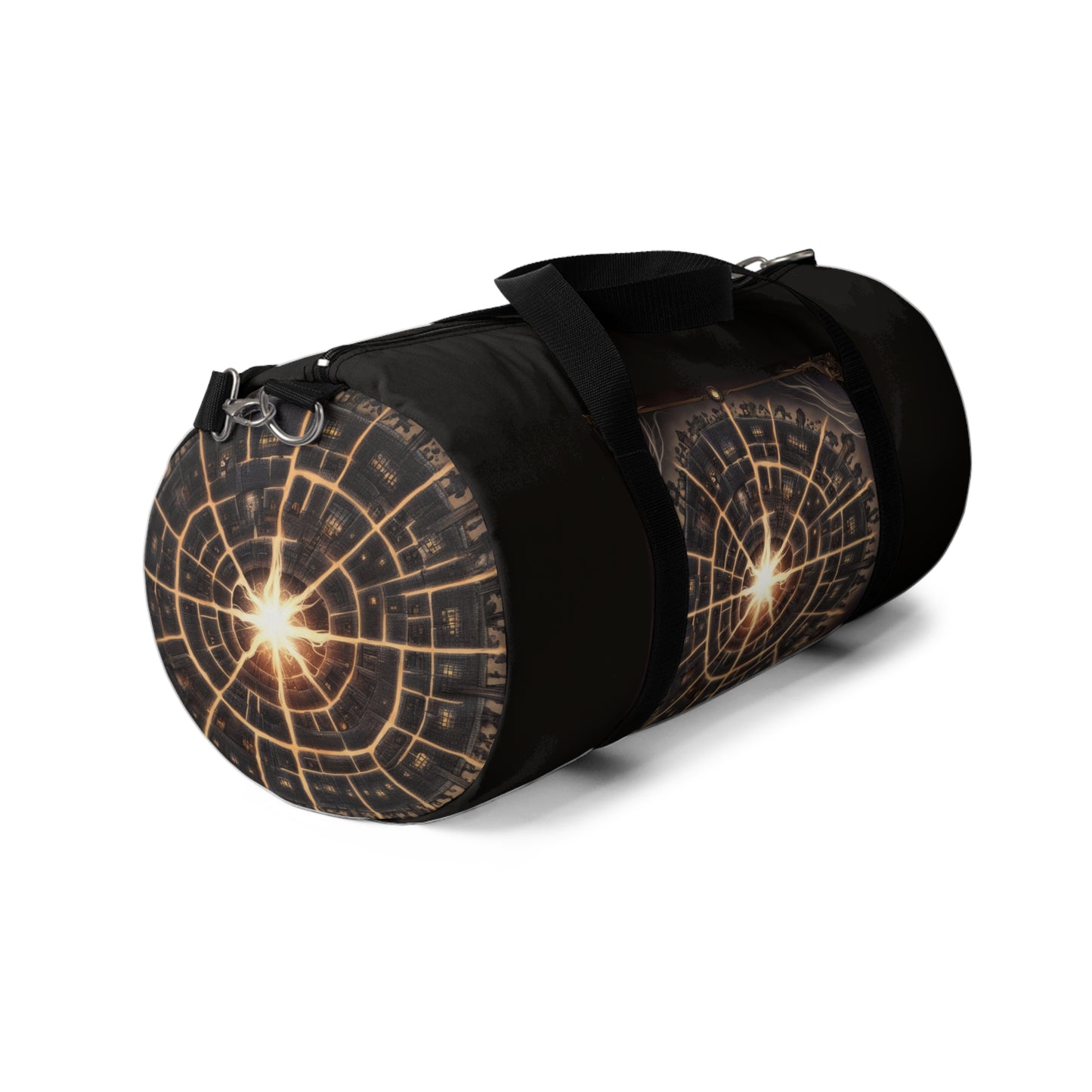 Stunning Cosmic Design Duffel Bag - Stylish Gym & Travel Tote with Starburst Design