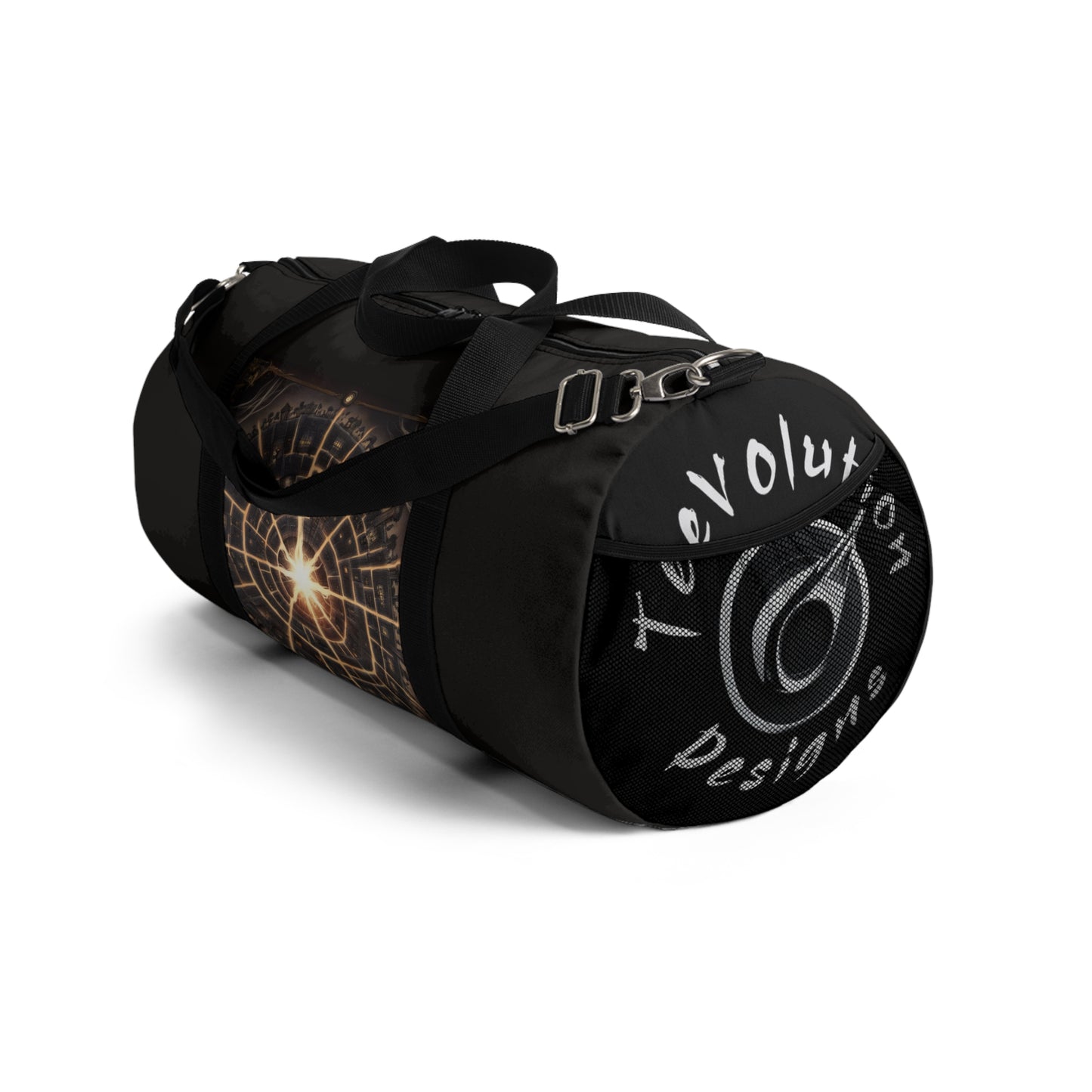 Stunning Cosmic Design Duffel Bag - Stylish Gym & Travel Tote with Starburst Design