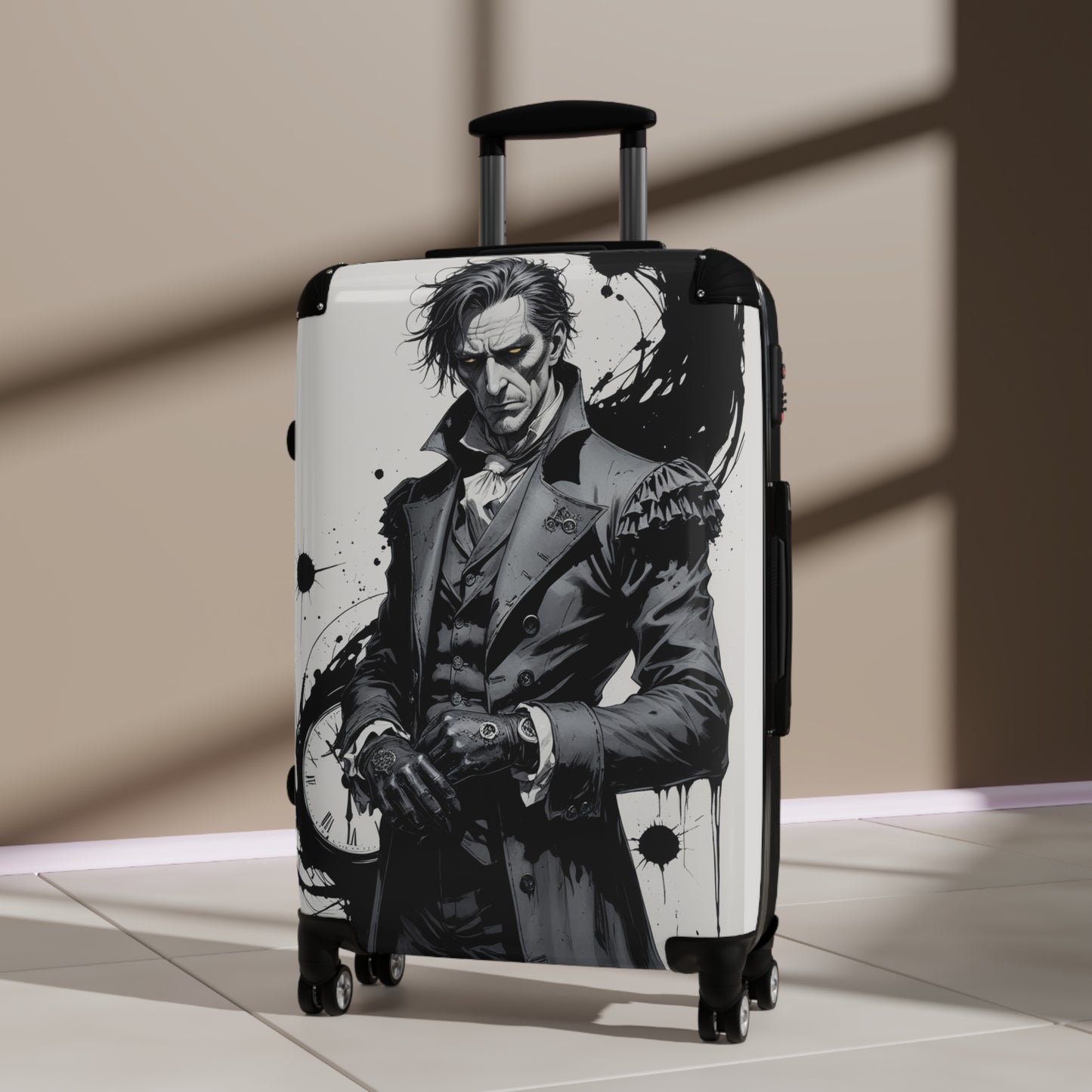 Stylish Graphic Suitcase with Unique Design