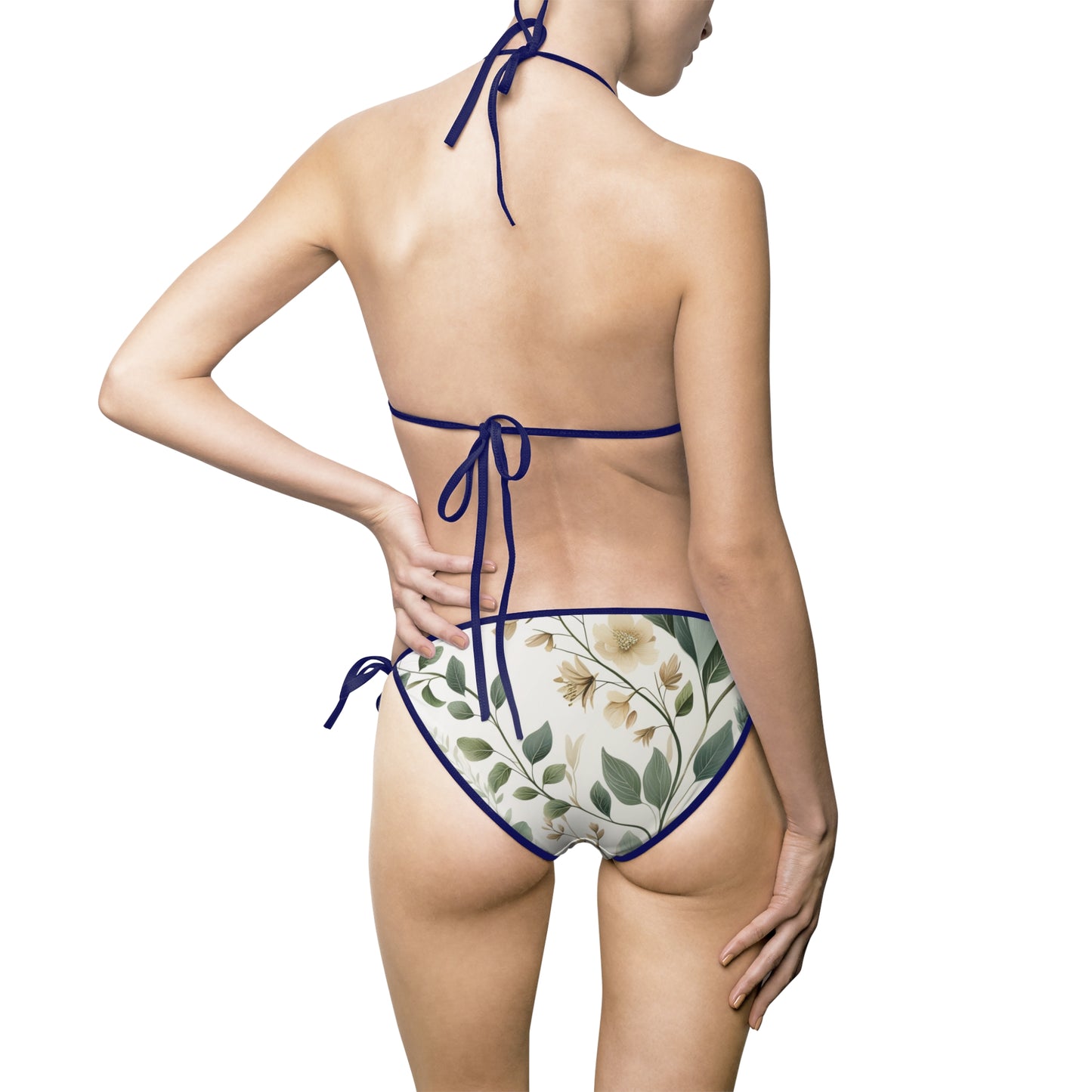 Women's Botanical Print Bikini Swimsuit