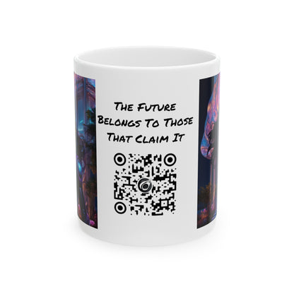 Space Siren | HD Graphic | Sci-Fi | Coffee | Tea | Hot Chocolate | 11oz | White Mug