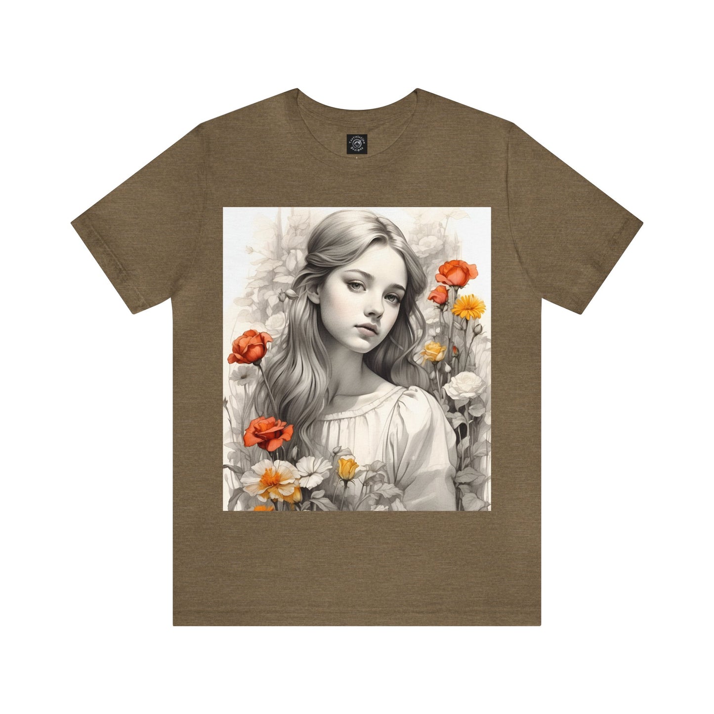 Flower Girl | Dainty | Coquette | Cottagecore | HD Graphic | Quaint | Wholesome | Wildflowers | Unisex | Men's | Women's | Tee | T-Shirt