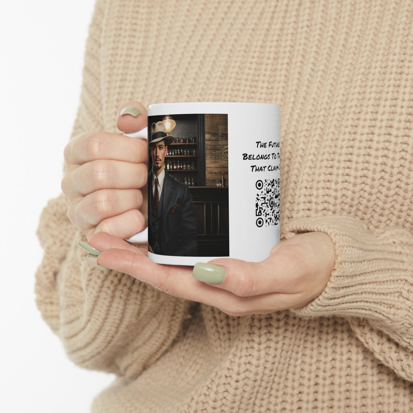 Gangster Is As Gangster Does | HD Graphic | Prohibition | Speakeasy | Coffee | Tea | Hot Chocolate | 11oz | White Mug