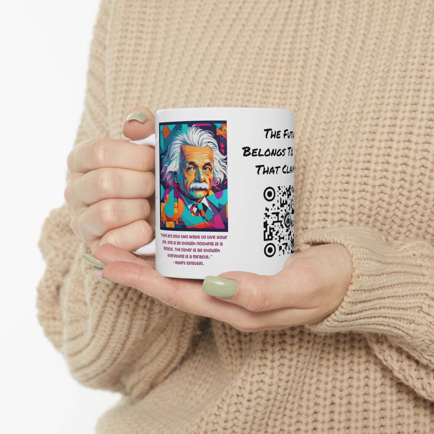 Copy of HD Graphics | Science | Geek Gift | Einstein | Ceramic Mug | 11oz