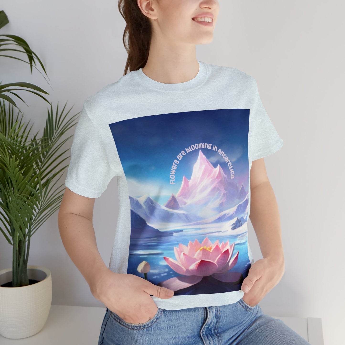 Flowers Are Blooming In Antarctica | IYKYK | Climate Change | Unisex | Men's | Women's | Tee | T-Shirt | FABIA | Quality tee print