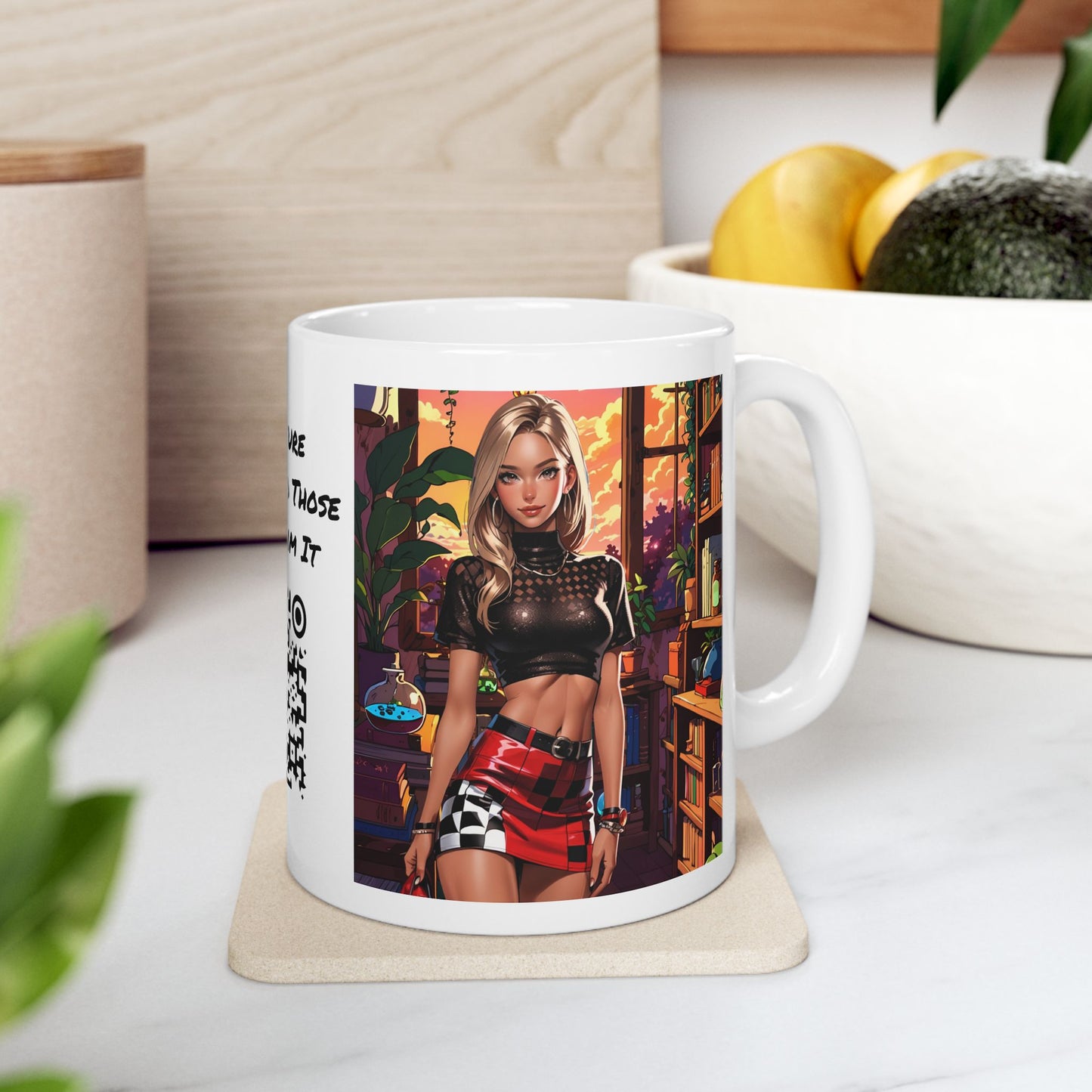 The Golden Hour | Anime | Mini Skirt | Pretty Girl | Coffee |  Tea |  Hot Chocolate | 11oz