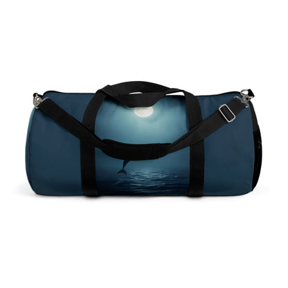 Ocean-Inspired Dolphin Duffel Bag - Travel Essential for Beach Lovers