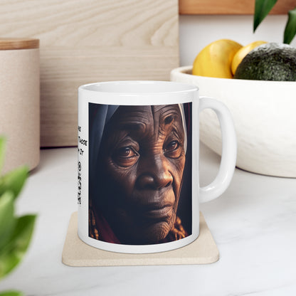 Wisdom's Face | African Woman | HD | Photorealistic | Teevolution | Coffee | Tea | Hot Chocolate | Ceramic Mug | 11oz