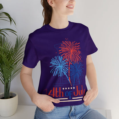 Patriotic Gift | Fireworks | Independence Day | July 4th | July 14th |  Guillotine | USA | Freedom | America | Fourth of July | Bastille Day | France | Unisex | Men's | Women's | Tee | T-Shirt