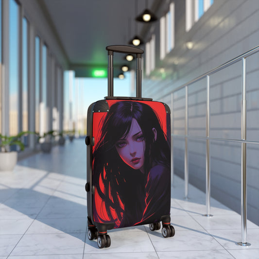 Stylish Anime Suitcase with Bold Artwork