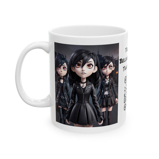 The Weyward Sisters | HD Graphic | 3D Animation | Macbeth | Shakespeare | Goth | Emo | Coffee | Tea | Hot Chocolate | 11oz | White Mug