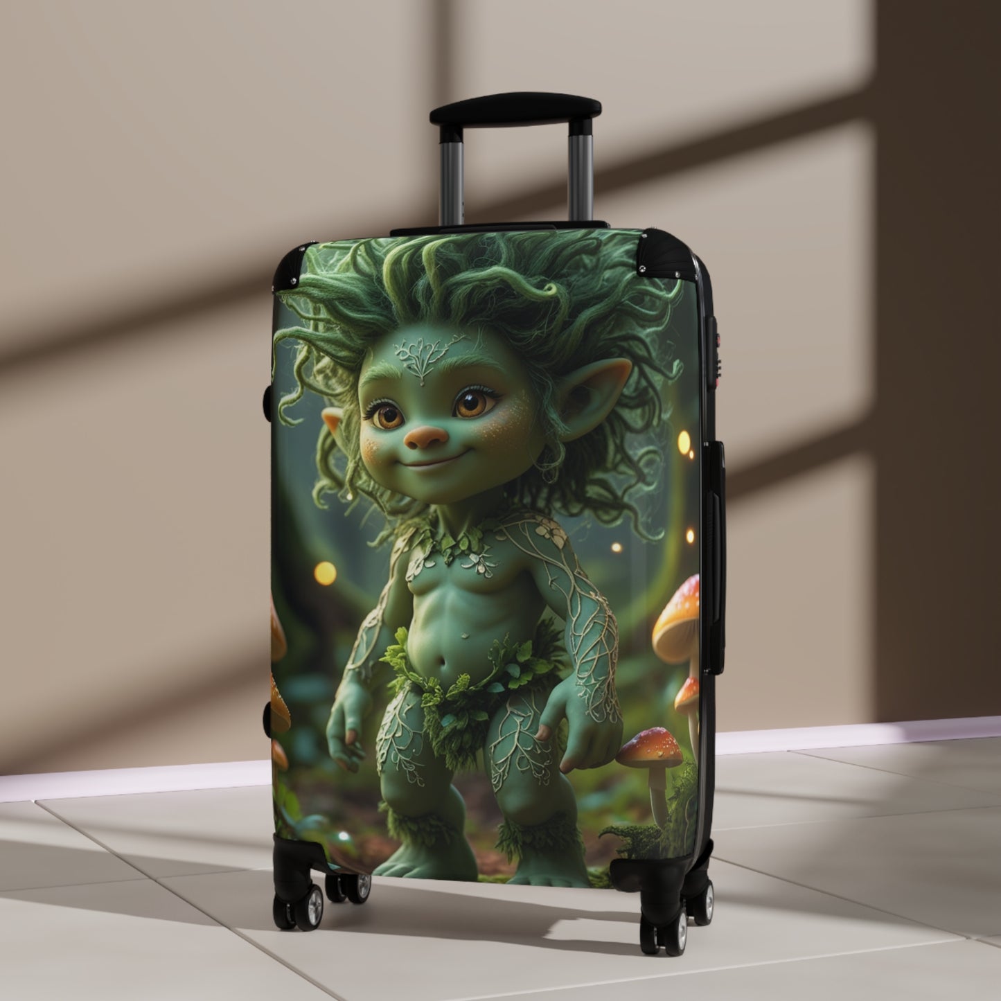 Enchanted Forest Suitcase - Whimsical Travel Luggage for Adventurers