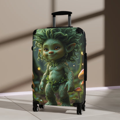 Enchanted Forest Suitcase - Whimsical Travel Luggage for Adventurers