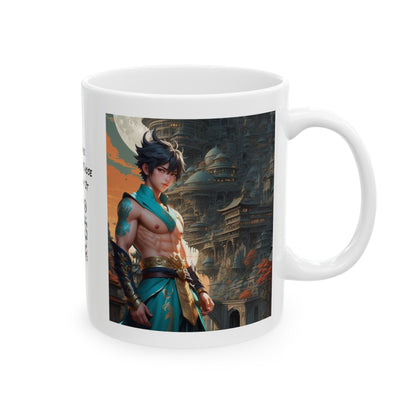 The Warrior's Way | HD Graphic | Fantasy | Anime | Manga | Video Game | Hero | Coffee | Tea | Hot Chocolate | 11oz | White Mug