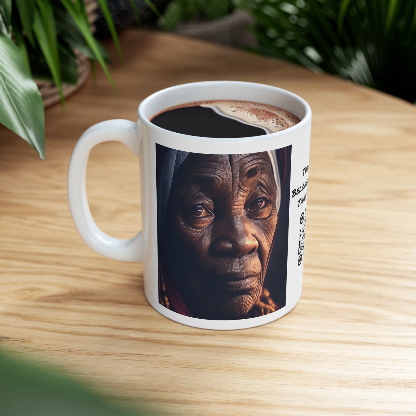 Wisdom's Face | African Woman | HD | Photorealistic | Teevolution | Coffee | Tea | Hot Chocolate | Ceramic Mug | 11oz