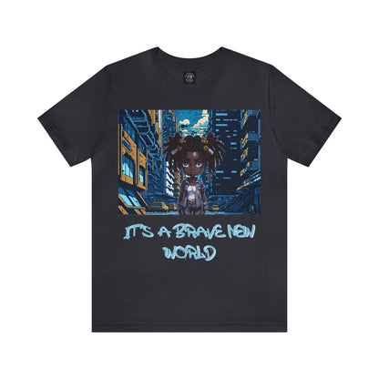 Brave New World | Black Girl Magic | Anime | HD Graphic | Trendy | Artwork |  Unisex | Men's | Women's | Tee | T-Shirt
