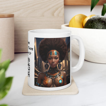 Soul Power | HD Graphic | Black Empowerment | Afro-Futurism | Coffee | Tea | Hot Chocolate | 11oz | White Mug