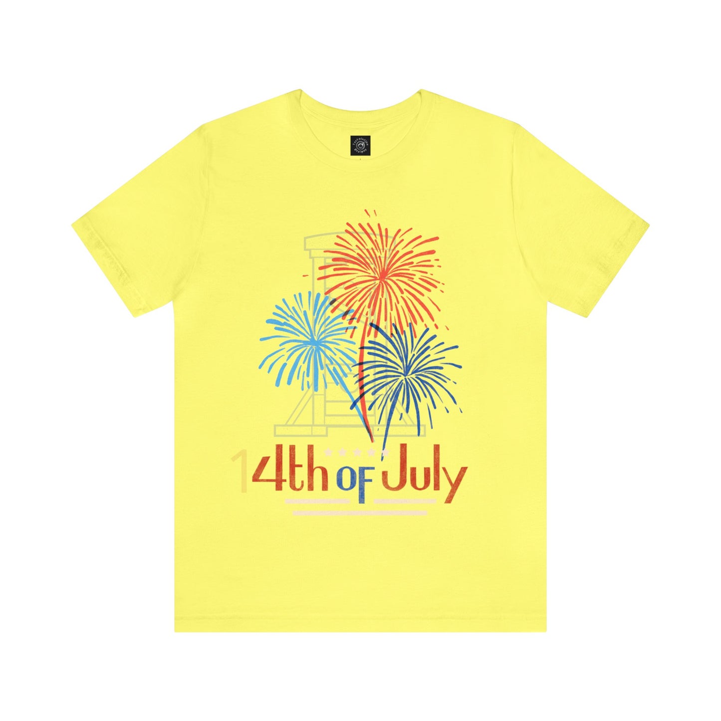Patriotic Gift | Fireworks | Independence Day | July 4th | July 14th |  Guillotine | USA | Freedom | America | Fourth of July | Bastille Day | France | Unisex | Men's | Women's | Tee | T-Shirt
