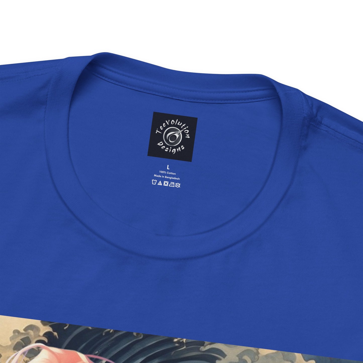 Waves of Beauty | HD Graphic | Pretty Girl | Japanese Art | Men's | Women's | Tee | T-Shirt