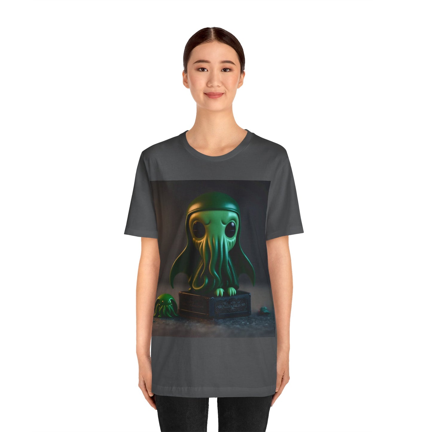 Cthulhu Pop Tee | H.P Lovecraft | The Book | Geek Gift | Fantasy Character | Sci Fi Lovers | Cute | Unisex | Men's | Women's | Tee | T-Shirt | Funko Style