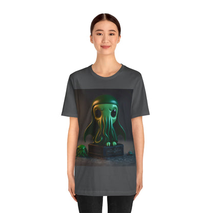 Cthulhu Pop Tee | H.P Lovecraft | The Book | Geek Gift | Fantasy Character | Sci Fi Lovers | Cute | Unisex | Men's | Women's | Tee | T-Shirt | Funko Style