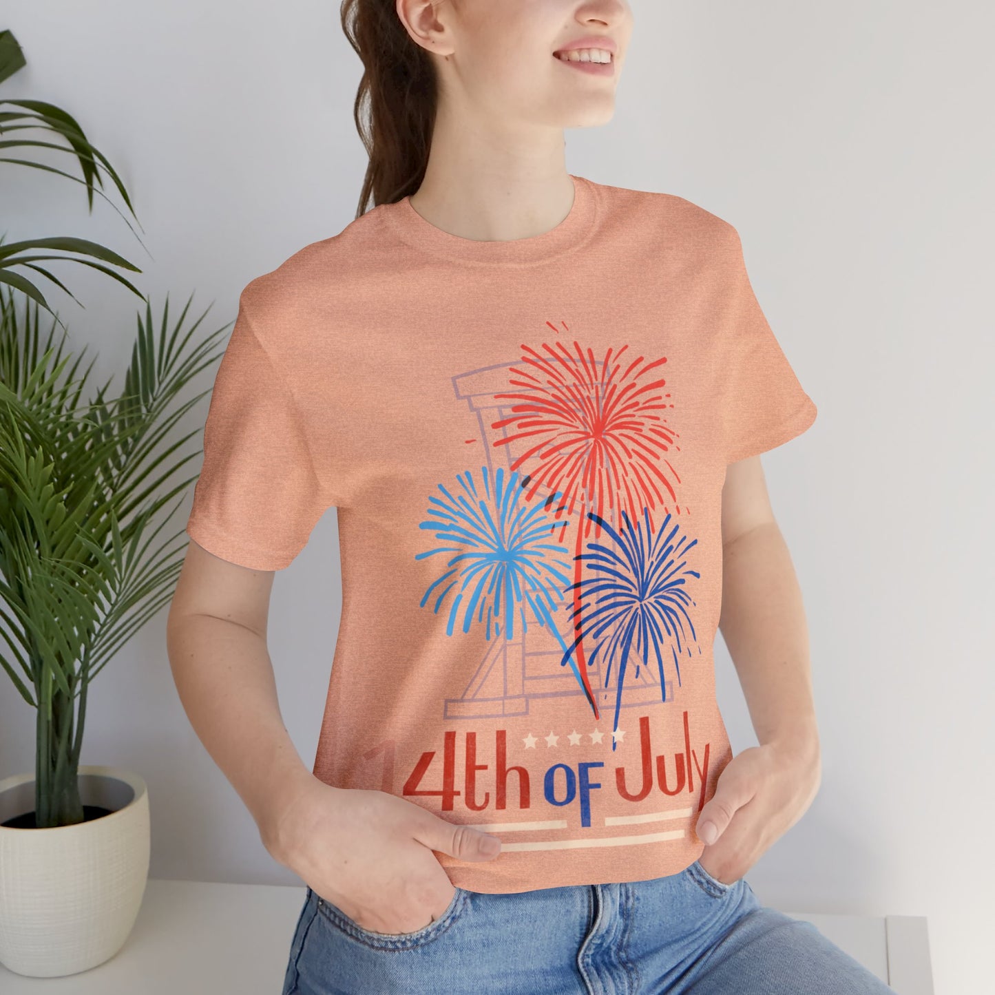 Patriotic Gift | Fireworks | Independence Day | July 4th | July 14th |  Guillotine | USA | Freedom | America | Fourth of July | Bastille Day | France | Unisex | Men's | Women's | Tee | T-Shirt