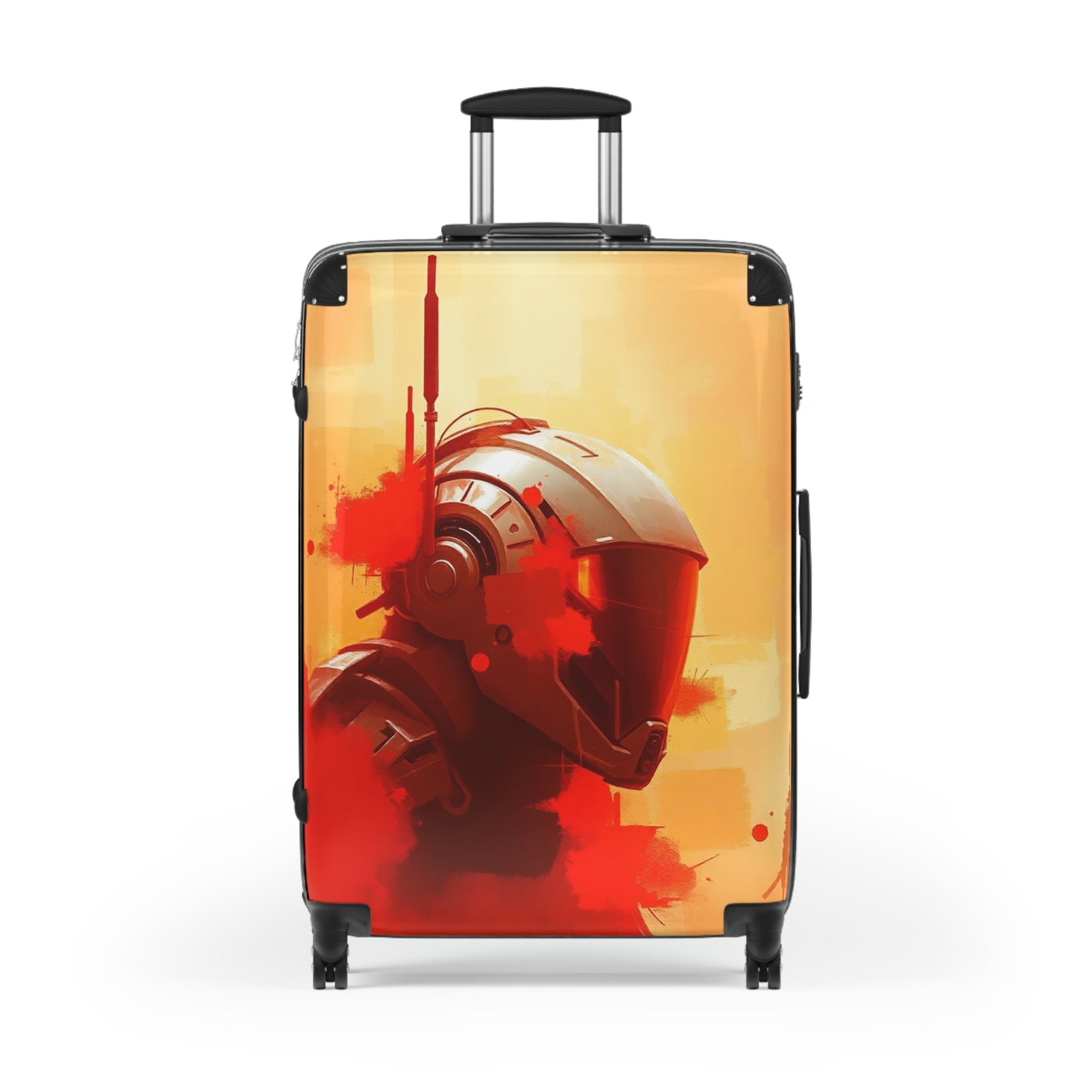 Futuristic Travel Suitcase with Bold Design
