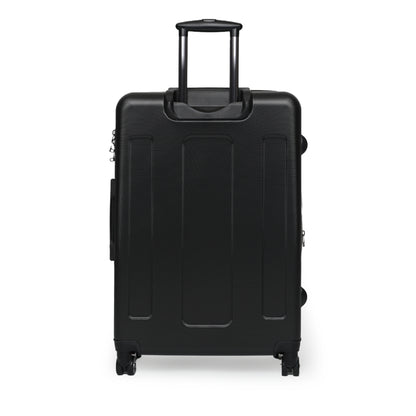 Floral Travel Suitcase - Elegant Carry-On for Stylish Journeys