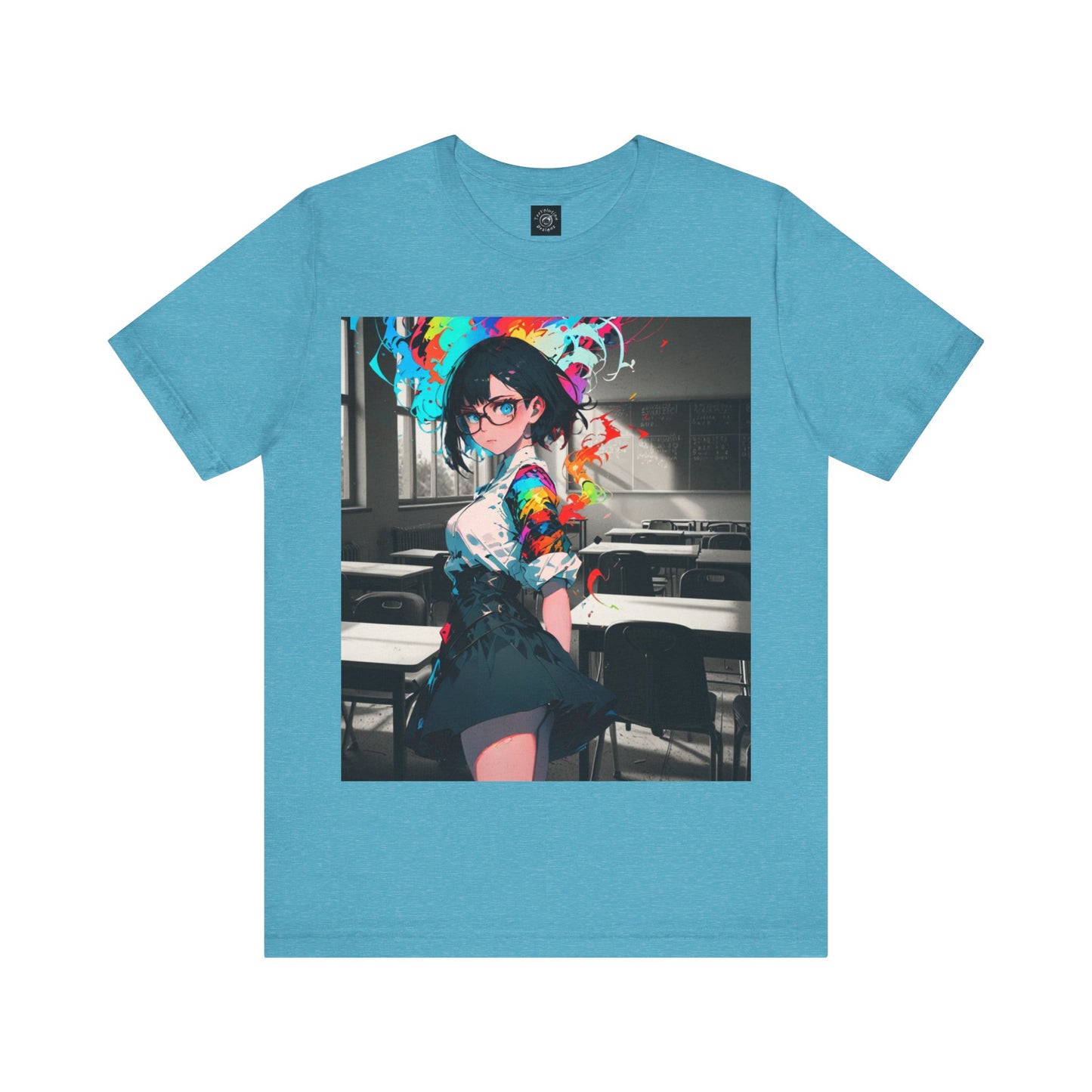 Back 2 Schoolgirl  | Anime | Mixed Medium | Unisex | Men's | Women's | Tee | T-Shirt