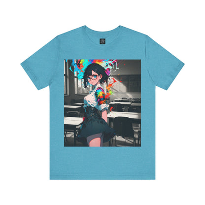Back 2 Schoolgirl  | Anime | Mixed Medium | Unisex | Men's | Women's | Tee | T-Shirt