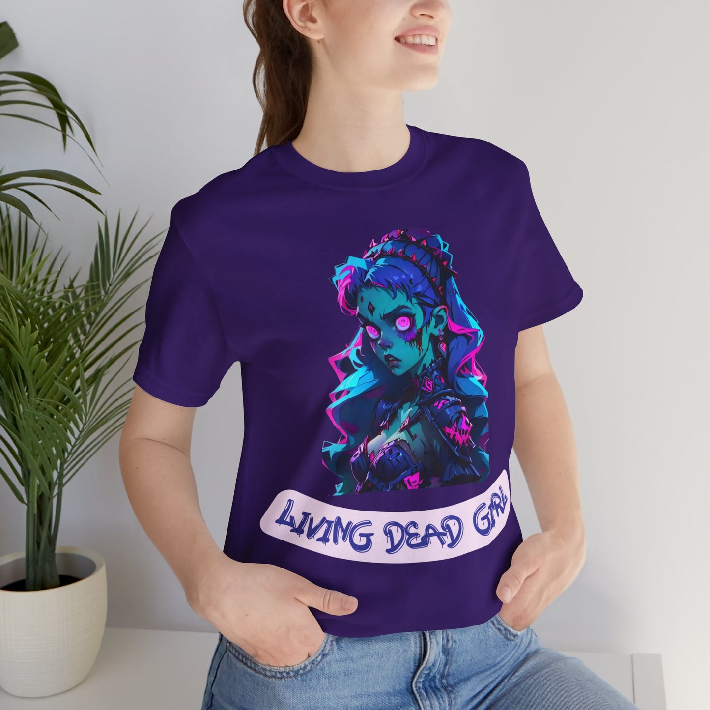 Living Dead Girl | Zombie | Cute | Undead | Unisex | Men's | Women's | Tee | T-Shirt
