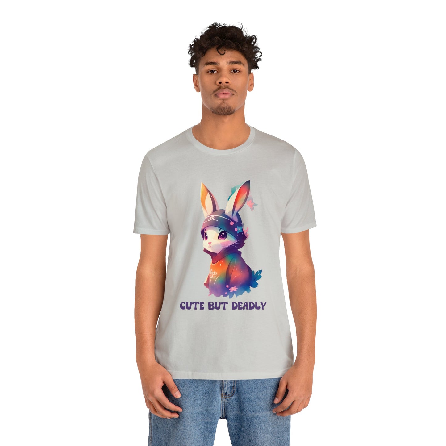 Cute But Deadly | Bunny Warrior | Cartoon | Rabbit | Usagi Yojimbo | Unisex | Men's | Women's | Tee | T-Shirt