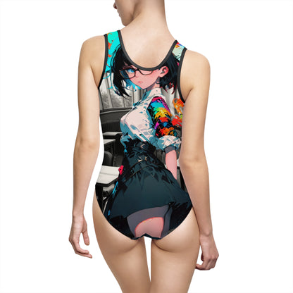 Anime Women's Classic One-Piece Swimsuit (AOP)