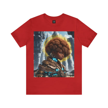 Afro-Future | HD Graphic | Sci-Fi | Black Character | Warrior | Unisex | Men's | Women's | Tee | T-Shirt