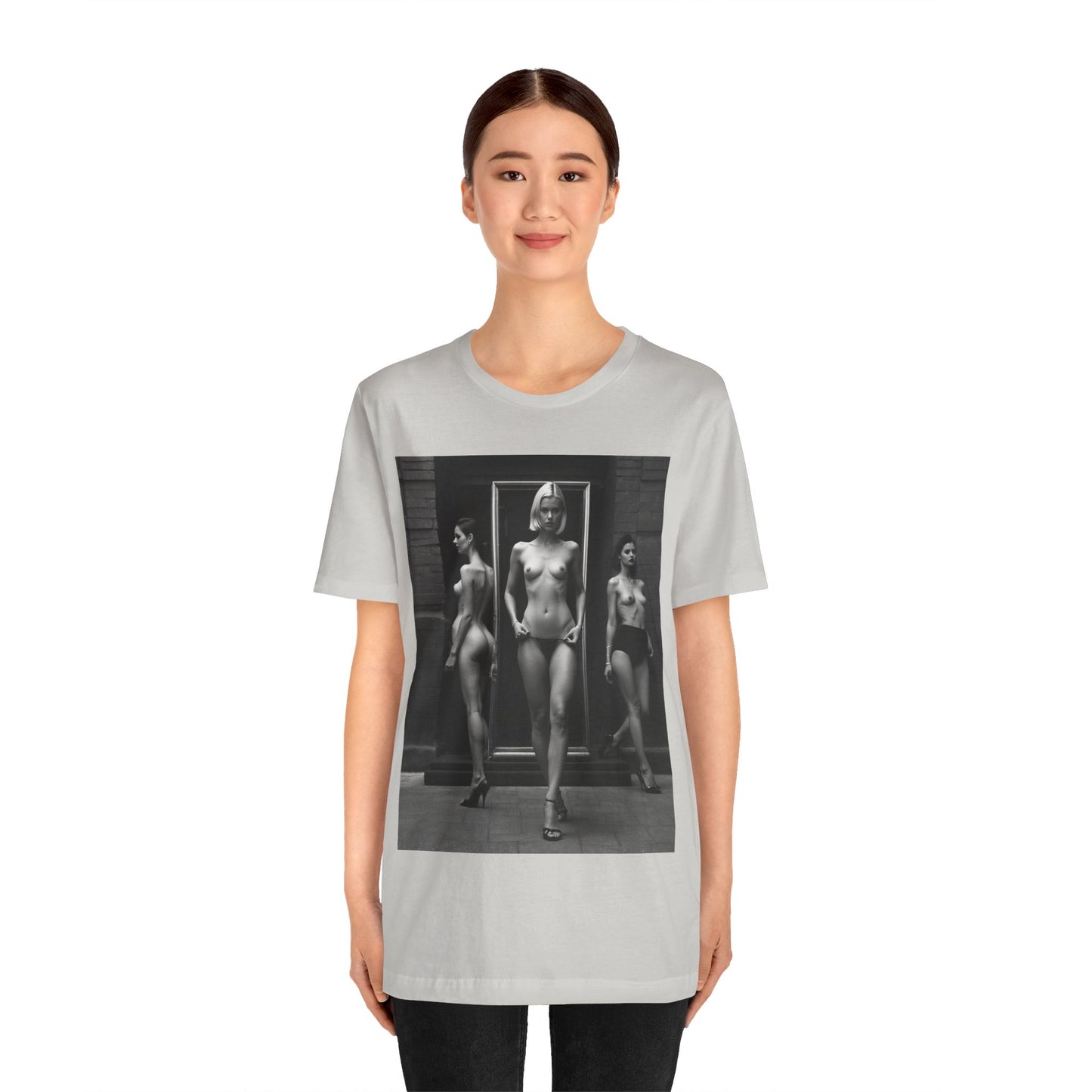 Black And White Beauties | Photorealism | Art | Nudes| Models | Fashion | HD Graphics | Unisex | Men's | Women's | Tee | T-Shirt