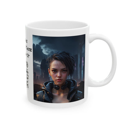 Humble Beginnings | HD Graphic | Sci-Fi | Post-Apocalyptic | 3D | Coffee | Tea | Hot Chocolate | 11oz | White Mug