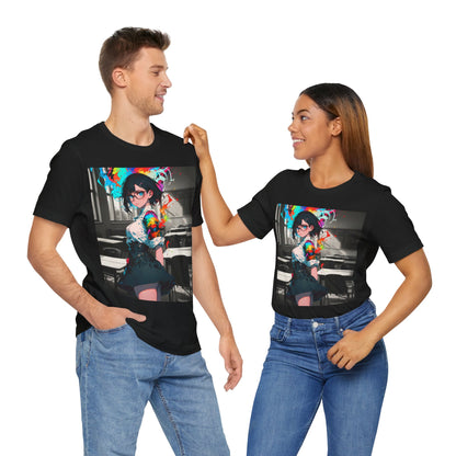 Back 2 Schoolgirl  | Anime | Mixed Medium | Unisex | Men's | Women's | Tee | T-Shirt