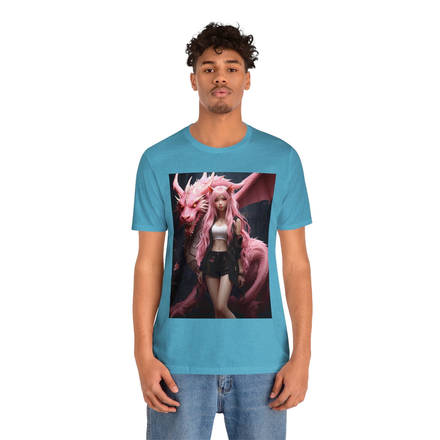 Dragon Lady | Fantasy | Anime | Gamer | HD Graphic | Unisex | Men's | Women's | Tee | T-Shirt
