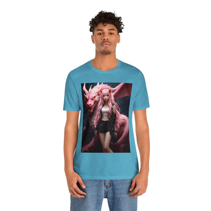 Dragon Lady | Fantasy | Anime | Gamer | HD Graphic | Unisex | Men's | Women's | Tee | T-Shirt