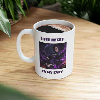 Season Of The Witch | Witchcraft | Hexes | HD Graphic | Funny | The Craft | Wicca |  Coffee | Tea | Hot Chocolate | 11oz | White Mug