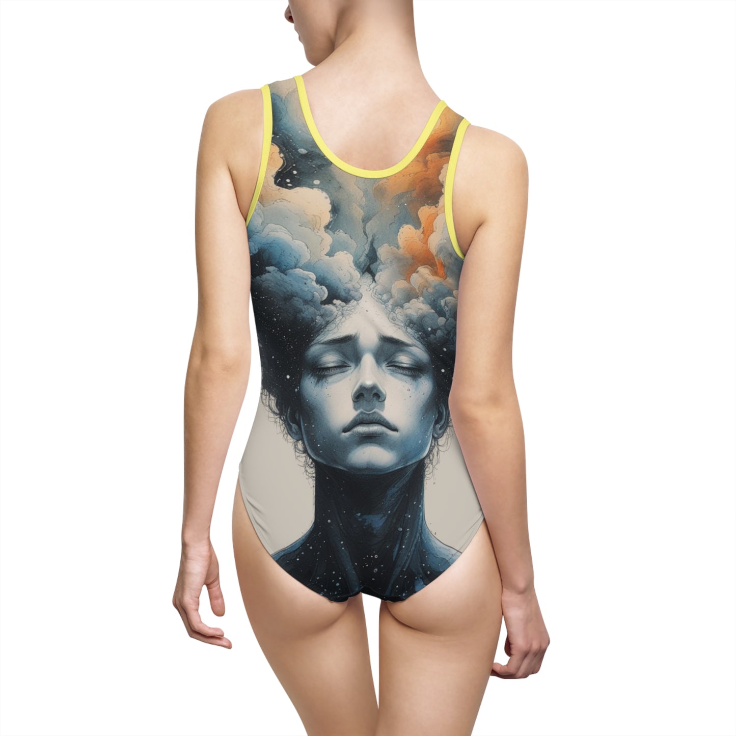 Ethereal Cosmic Women's One-Piece Swimsuit