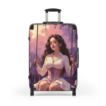 Garden Muse Suitcase with Elegant Design for Fashionable Adventurers