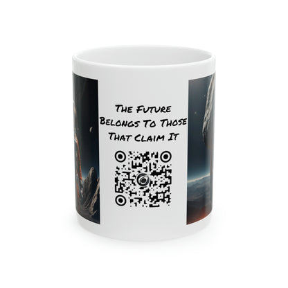 Final Frontier | HD Graphic | Space | Astronaut | Asteroid | Coffee | Tea | Hot Chocolate | 11oz | White Mug