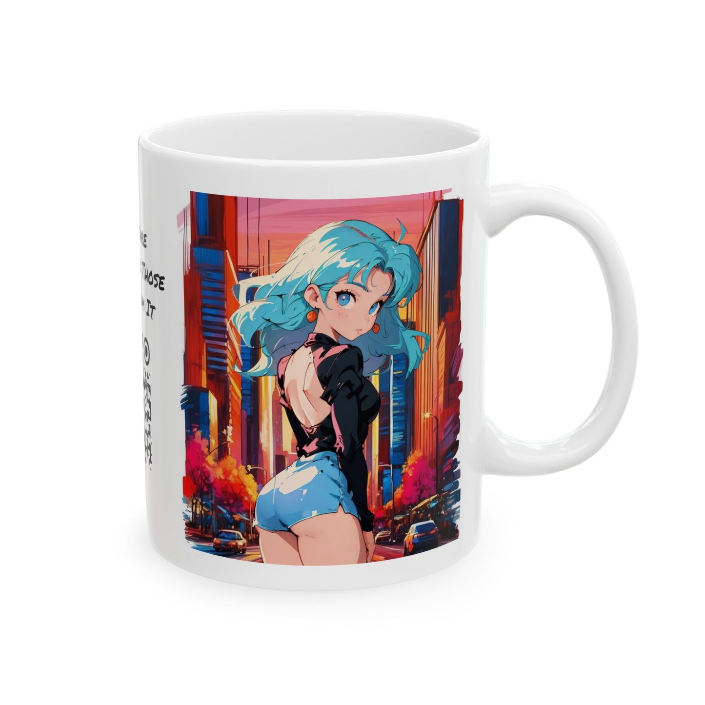 Manhattan Sunset | HD Graphic | Anime |New York City Vibes | NYC | Coffee |  Tea |  Hot Chocolate | 11oz