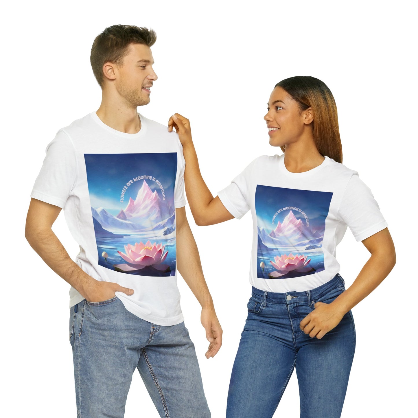 Flowers Are Blooming In Antarctica | IYKYK | Climate Change | Unisex | Men's | Women's | Tee | T-Shirt | FABIA | Quality tee print