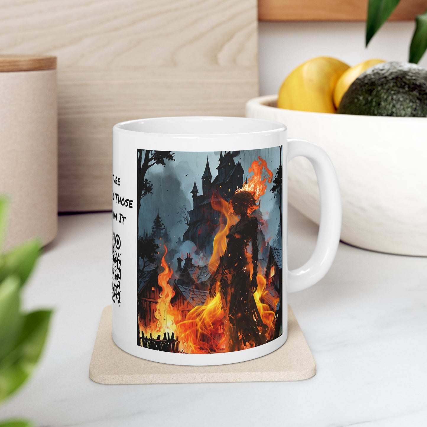 Return Of The Burned | Merry Meet | Wicca | Witchcraft | Coffee | Tea | Hot Chocolate | 11oz | White Mug