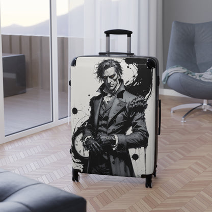 Stylish Graphic Suitcase with Unique Design